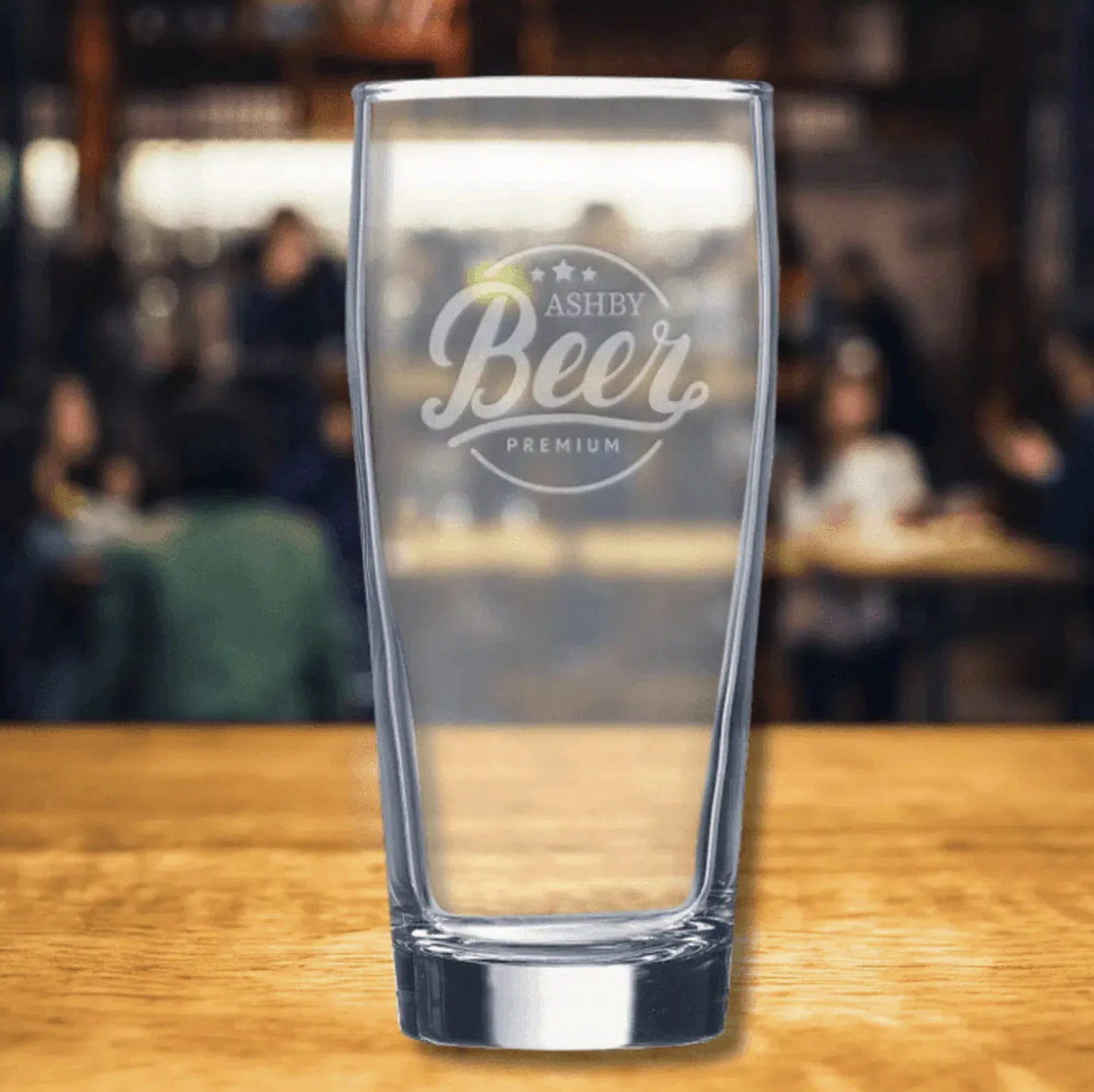 16oz Willi Becher Beer Glass - Laser Engraved