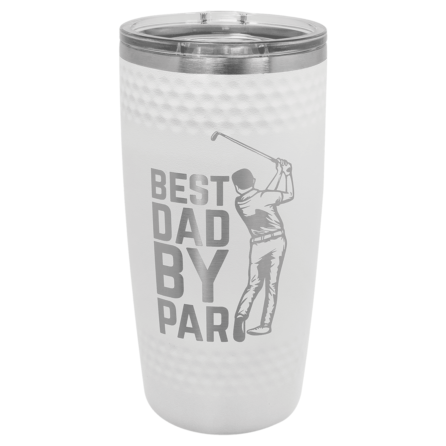 20 oz Polar Camel Golf Tumbler - Laser Engraved - Dimpled Like Golf Ball