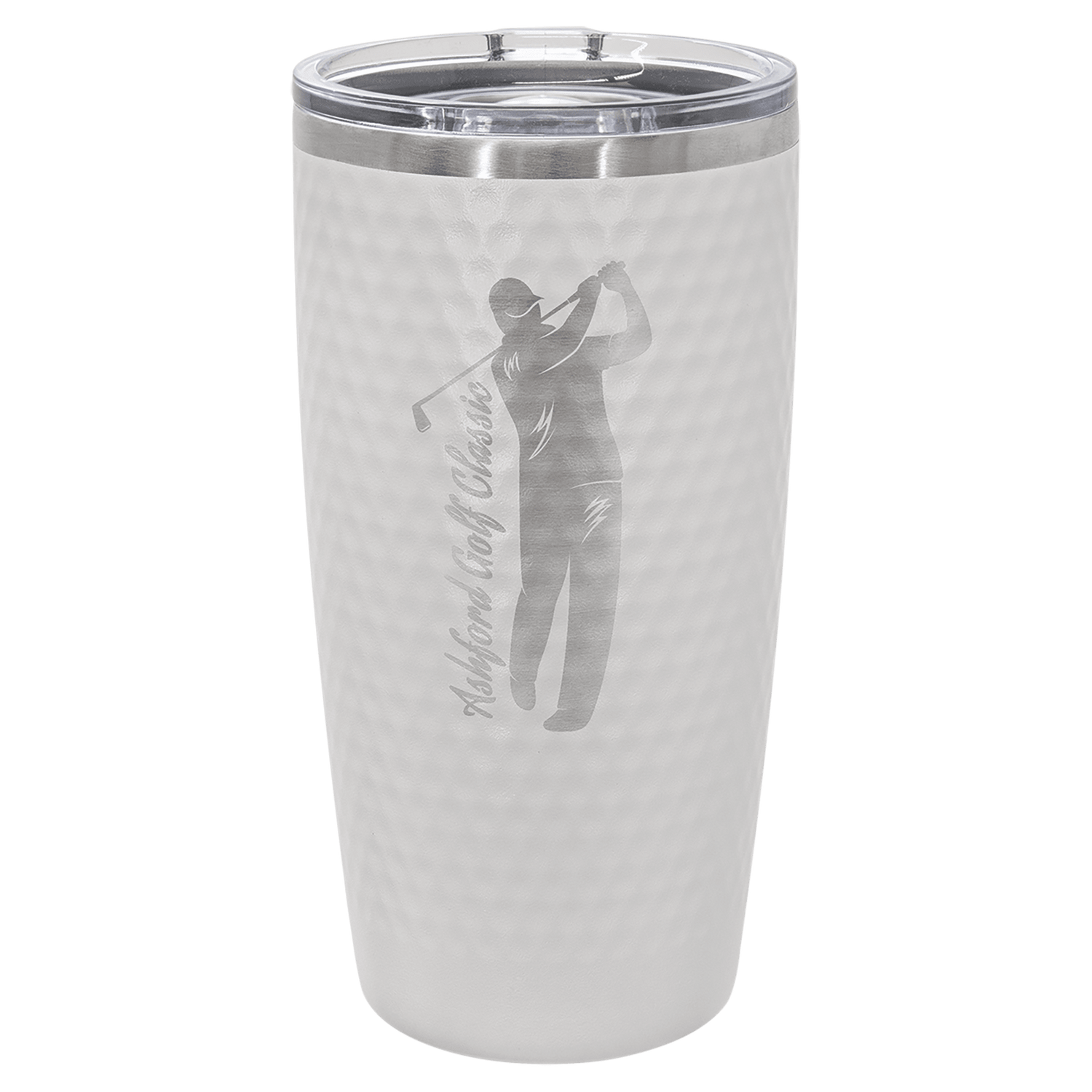 20 oz Polar Camel Golf Tumbler - Laser Engraved - Dimpled Like Golf Ball
