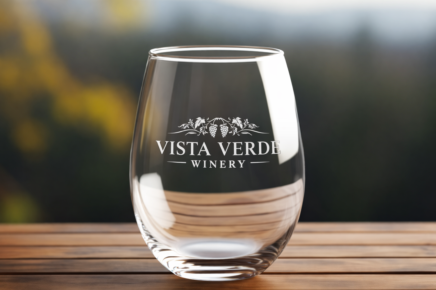 21oz Stemless Wine Glass - Laser Engraved