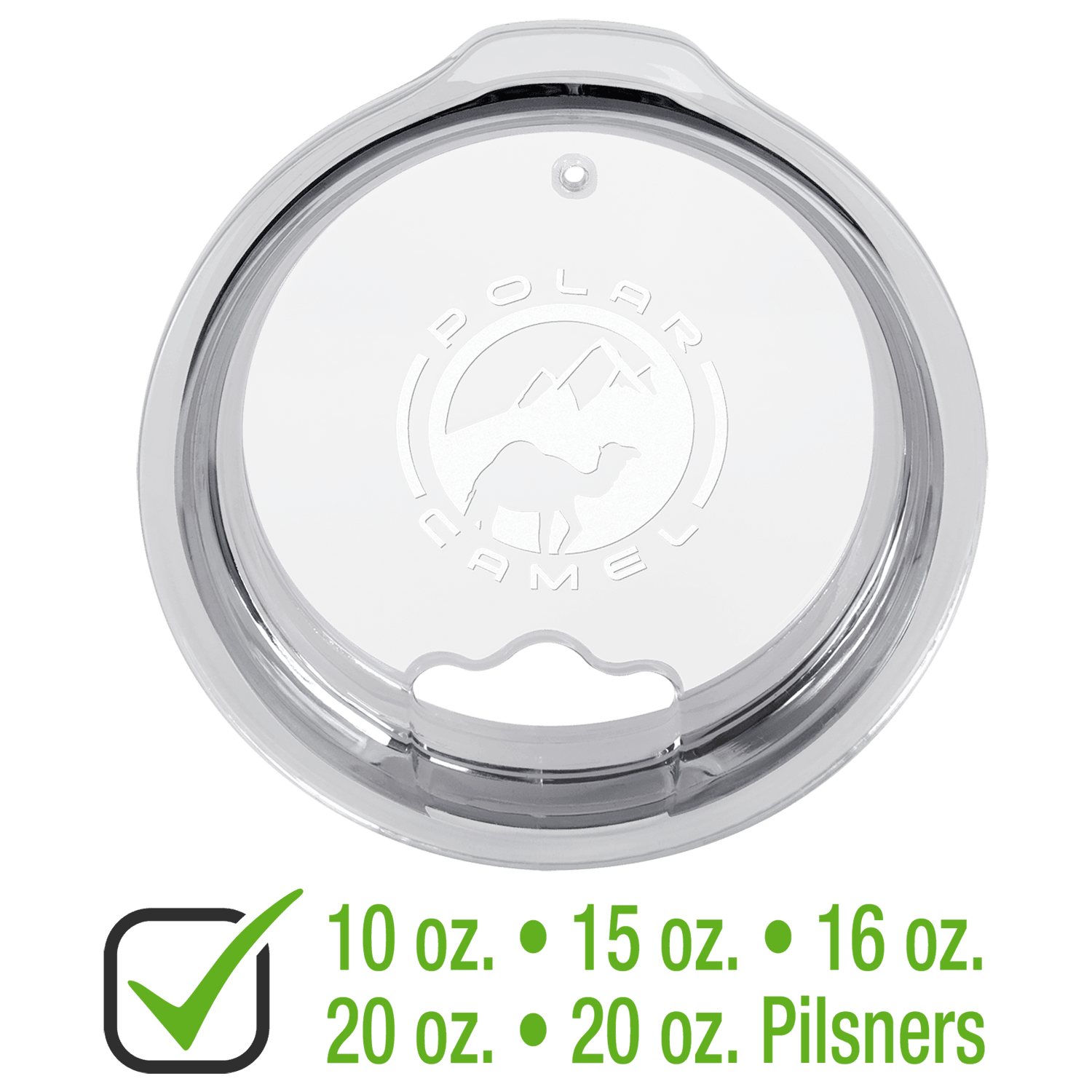 Polar Camel Replacement STANDARD Lid for 10, 15, 16, 20oz Tumblers